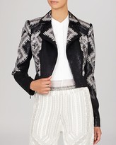 Thumbnail for your product : BCBGMAXAZRIA Jacket - Abel Geo Sequin Moto