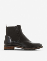 Thumbnail for your product : Dune Quant brogue-detail leather Chelsea boots