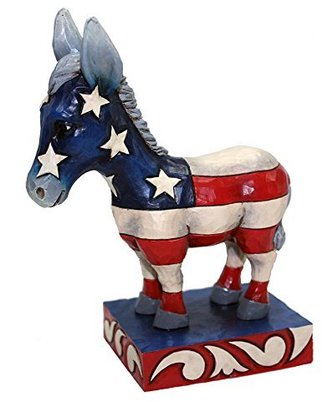 Disney Enesco Jim Shore Figurine Patriotic Donkey