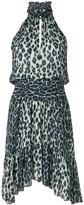 Thumbnail for your product : A.L.C. Leopard Print Silk Mini Dress