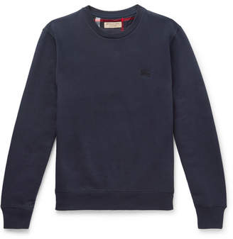 Burberry Fleece-Back Cotton-Blend Jersey Sweatshirt