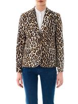 Thumbnail for your product : Sea Leopard-print cotton blazer