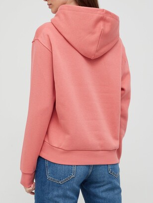 Converse Embroidered Fleece Hoodie - Pink
