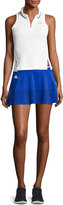 Thumbnail for your product : Stella McCartney Perforated-Trim Tennis Skirt, Blue/White
