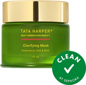 Tata Harper Clarifying Pore AHA + BHA Mask with Salicylic Acid for Redness 1 oz/ 30 mL