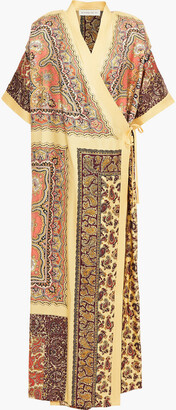 Etro Paisley-print silk-twill maxi wrap dress