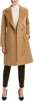 Thumbnail for your product : Cinzia Rocca Wool & Cashmere-Blend Wrap Coat