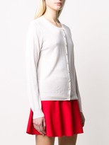 Thumbnail for your product : P.A.R.O.S.H. Round Neck Buttoned Front Cardigan