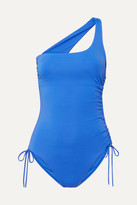 Thumbnail for your product : Melissa Odabash Polynesia One-shoulder Swimsuit - Cobalt blue