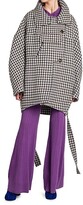 Thumbnail for your product : Stella McCartney Veda Houndstooth Wool Coat