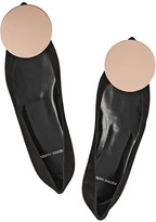 Thumbnail for your product : Pierre Hardy Embellished suede ballet flats