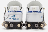 Thumbnail for your product : Dolce & Gabbana Printed calfskin nappa Portofino sneakers with patch and embroidery