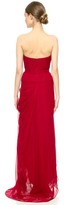 Thumbnail for your product : J. Mendel Draped Strapless Gown