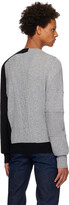 Thumbnail for your product : Neil Barrett Gray Hybrid Misplaced Sweater