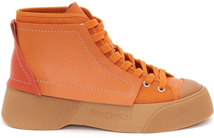 orange hi tops