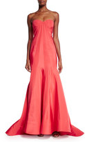 Thumbnail for your product : Zac Posen Strapless Sweetheart Gown, Flamingo Pink