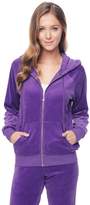 Thumbnail for your product : Juicy Couture Outlet - J BLING RELAXED VELOUR JACKET