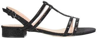 Bibi Lou Black Leather Sandals
