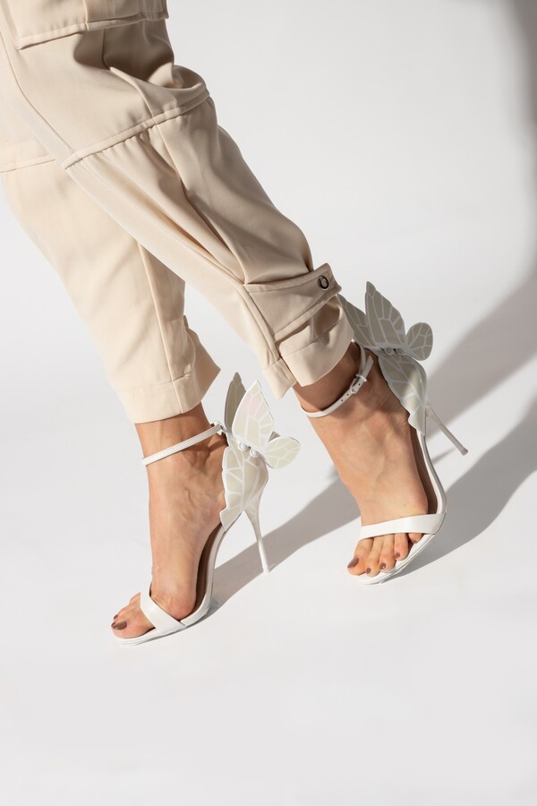 Sophia Webster 'Chiara' Stiletto Sandals Women's White - ShopStyle