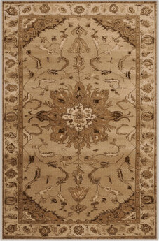Bloomsbury Market Machine Washable Persian Beige Area Rug