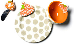 Happy Everything! by Laura Johnson Happy Everything! Ceramic Dinnerware - Set of 3