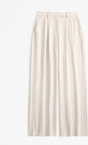 Abercrombie & Fitch Curve Love A&F Harper Tailored Premium Crepe Pant