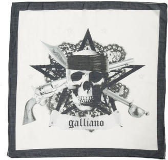 John Galliano Printed Scarf
