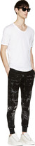 Thumbnail for your product : Markus Lupfer Black & Grey Knit Lounge Pants