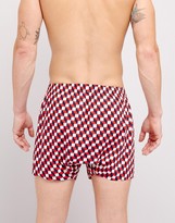Thumbnail for your product : Happy Socks Woven Boxers With Check Print