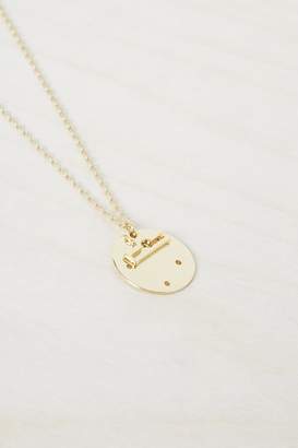 French Connection Libra Zodiac Charm Necklace
