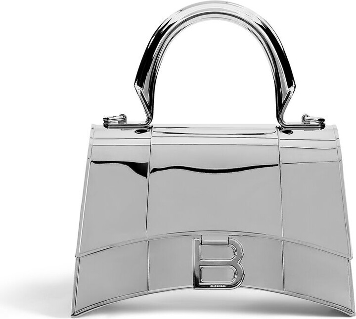 Balenciaga Hourglass Metal Xs Handbag ShopStyle Shoulder Bags