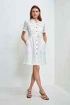 Thumbnail for your product : Karen Millen Linen Viscose Utility Dress