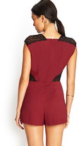 Thumbnail for your product : Forever 21 Ornate Lace Romper