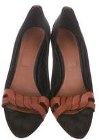 Thumbnail for your product : Hollywood Trading Company Canvas Peep-Toe Pumps