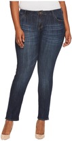 Thumbnail for your product : KUT from the Kloth Plus Size Catherine Boyfriend Five-Pocket in Enticement/Dark Stone Base Wash Women's Jeans