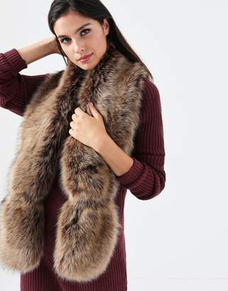 Forever New Long Faux Fur Scarf