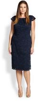 Thumbnail for your product : ABS by Allen Schwartz ABS, Sizes 14-24 Lace Dress
