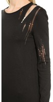 Thumbnail for your product : Jay Ahr Shredded Zip Top