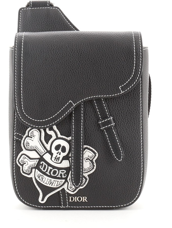 dior saddle bolsa stussy