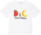 Thumbnail for your product : Dolce & Gabbana Children Logo cotton-jersey T-shirt