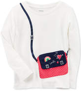 Thumbnail for your product : Carter's Long-Sleeve Purse Cotton T-Shirt, Toddler Girls