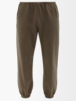 Thumbnail for your product : Kuro Suvin Giza Cotton-jersey Track Pants - Brown