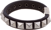 Thumbnail for your product : DSquared 1090 Dsquared2 Black Leather Studded Bracelet