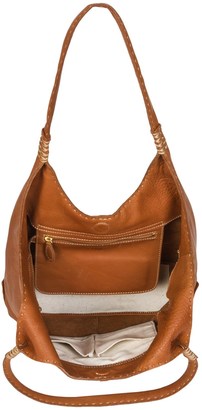 Frye Naomi Leather Pick-Stitch Shoulder Bag (For Women)