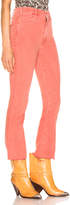 Thumbnail for your product : Mother Hustler Ankle Fray in Coral | FWRD