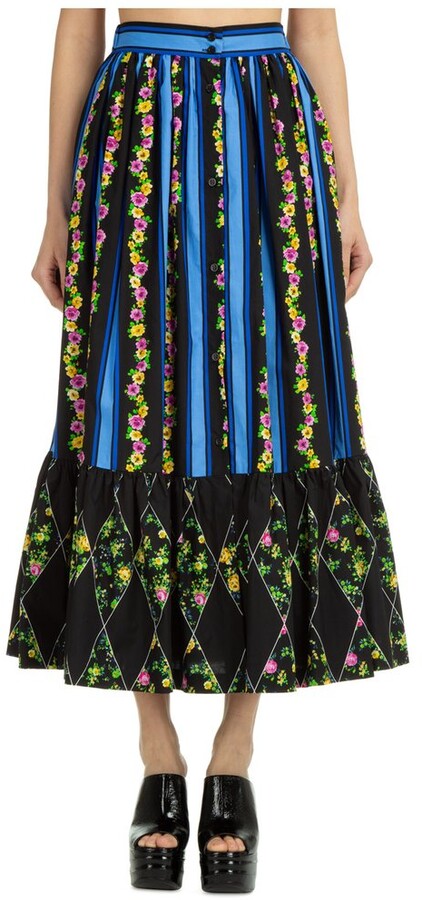 Long Floral Skirt | Shop the world's largest collection of fashion 