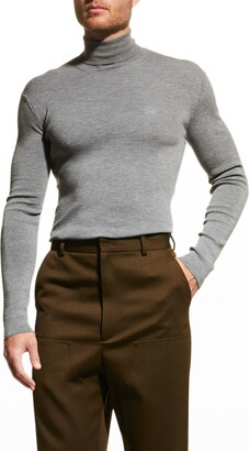 Loewe Men's Fine Rib Turtleneck Sweater