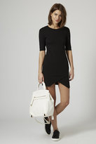 Thumbnail for your product : Topshop Petite jersey asymmetric dress