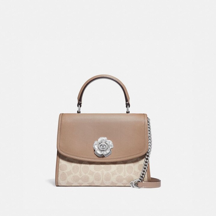 Coach Parker Top Handle In Signature Canvas ShopStyle