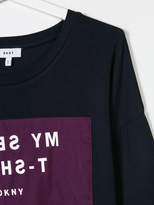 Thumbnail for your product : DKNY Teen backwards print top